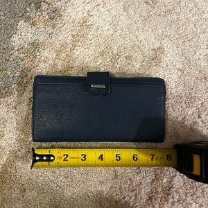 Relic by Fossil RFID-blocking bifold wallet in blue